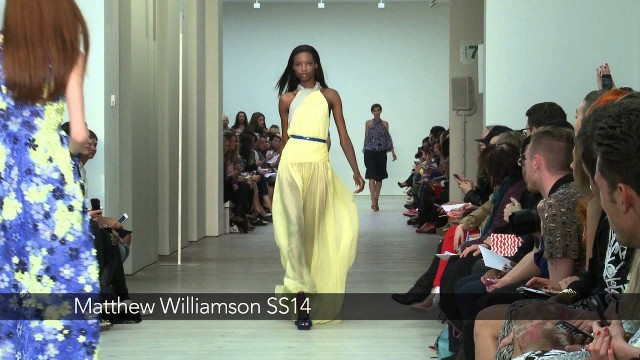 'Matthew Williamson 2014 Spring Summer | London Fashion Week 2013 | C FASHION'