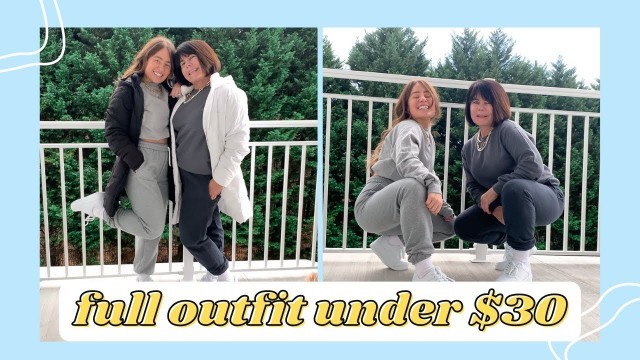 'WALMART ATHLEISURE HAUL | how to style sweatpants & making a tiktok w/ my mom'