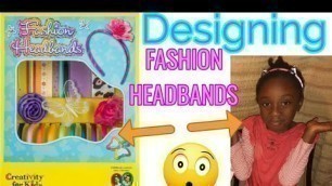 'WATCH US DESIGN FASHION HEADBANDS'