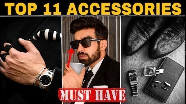 '11 AFFORDABLE ACCESSORIES for men| MUST HAVES | WARDROBE ESSENTIALS| INDIAN MEN\'S FASHION | HINDI'