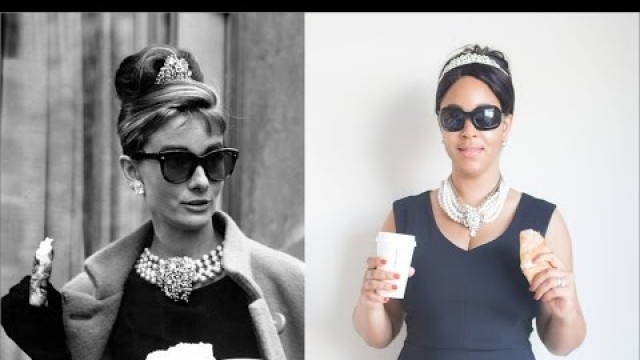 'Quick and Easy Halloween Costume: Audrey Hepburn in Breakfast at Tiffany\'s'