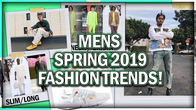 'Men’s Summer 2019 Streetwear Fashion Trends'