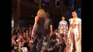 'Isabel Guarch y Domingo Zapata en la Fashion week de NY 2018'