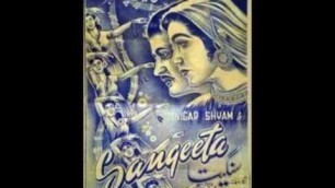 'Sangeeta~1950~Girgit Ki Tarah Hain Rang Badalte Fashion Wale Babu~Lata,Chitalkar~P.L.Santoshi'