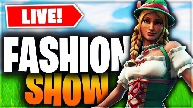 'Live Fortnite Fashion shows & Custom matchmaking! SOLO/DUO/SQUAD! Creative Fashion Shows! 1k GRIND'