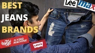 'BEST JEANS BRANDS FOR GUYS| Men\'s Fashion| Mukund Verma'