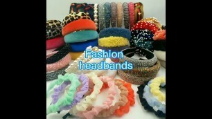 'Wholesale Custom New Fashion Soft Casual Headwear Women Headbands Sponge Hair Accessories'