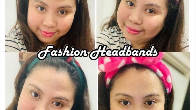 'Unboxing Fashion Cute Headbands | Amazon Haul | - Dominique Galiza'