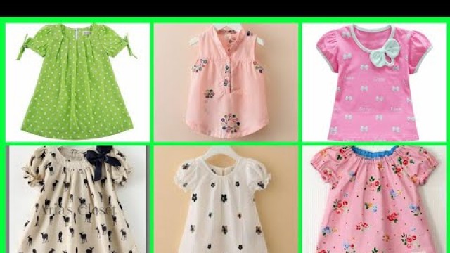 'Latest Little Girl Summer Shirts Designs || Stylish Toddler Summer Dresses Designs 2021'