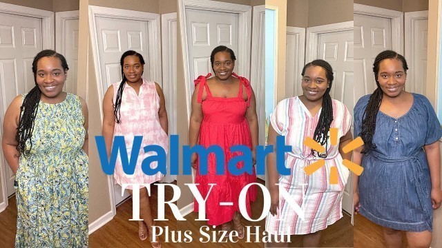 '✨Walmart Plus Size Spring/Summer Dress Try On Haul✨'