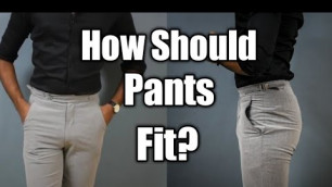 'How Should Your Pants Fit | Men\'s Fashion | Hindi'