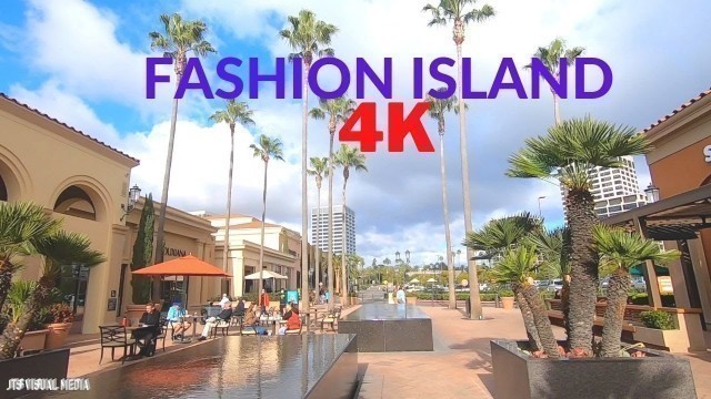 '4K Newport Beach - Walking Fashion Island, Orange County, California, USA, Travel, 4K UHD'