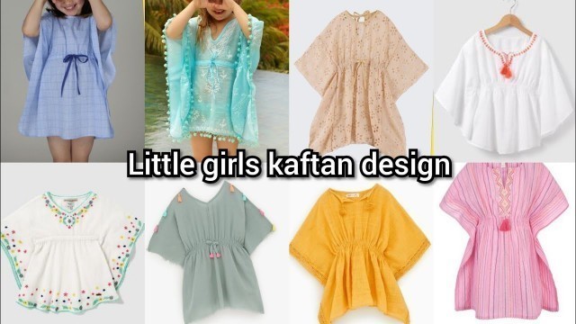 'Little girl caftan stylish eid special dress unique and beautiful 2021 collection'