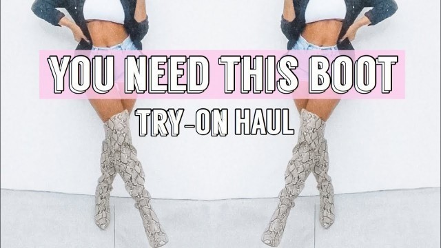 'MUST HAVE WINTER BOOTS| HAUL| SHEIN + FASHIONNOVA + NORDSTROM'