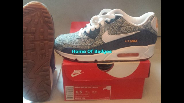 '20150526 Nike 2015 Q2 Women Air Max 90 Liberty Fashion Sneaker Shoes 654846-400'