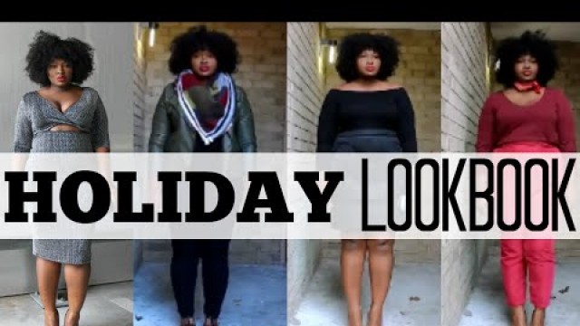 '2015 HOLIDAY PARTY  OUTFIT LOOKBOOK I PLUS SIZE FASHION I NYE I CHRISTMAS'