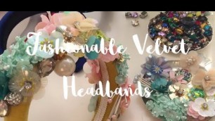 'FASHION DIY | STYLISH VELVET HEADBANDS'