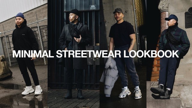 'MINIMAL STREETWEAR OUTFITS / Men\'s Fashion Lookbook'