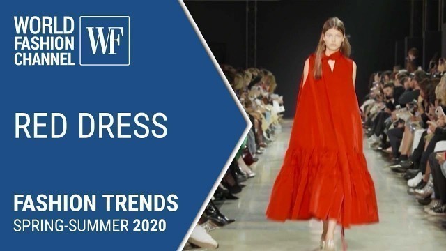 'Red dress | Fashion trends spring-summer 2020'