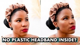 'DIY Scrunchie Headband WITHOUT plastic headbands: PERFECT DIY GIFT IDEA'