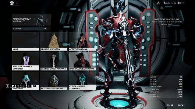 'Nekros Irkalla Fashion Frame no tennogen'