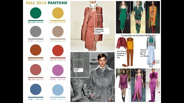 'Fall/Winter 2016-2017 Color Trends - Top 10 Pantone Colors'