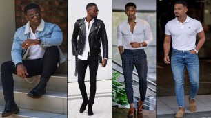 'Black Men Fashion 2021 | Black Skin Men Outfits Ideas 2021 | Men\'s Fashion 2021 | Black Men Style'