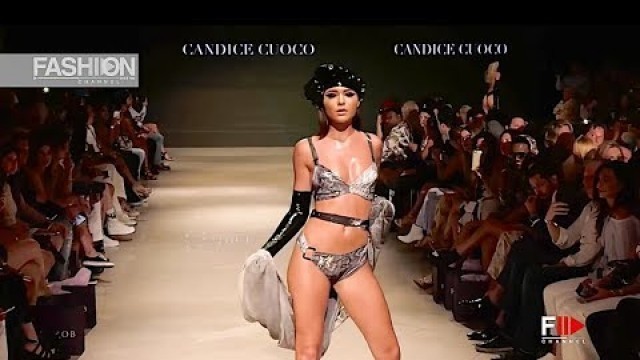 'CANDICE CUOCO Art Hearts Fashion Beach Miami Swim Week 2018 SS 2019 - Fashion Channel'