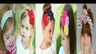 'Cute baby bow headbands - Stylish funky floral headbands for little girls'