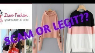 'Zivero Fashion. Com Review || Pullovers Just Only Rs. 149!! Zivero Fashion से Shopping करे या नहीं।'