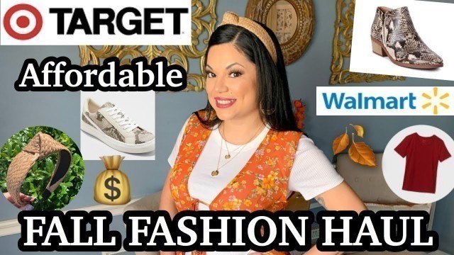 'AFFORDABLE FALL FASHION HAUL 2020 // TARGET, WALMART & MORE'