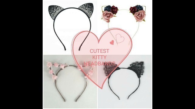 'Cute kitty headbands | trendy cute headband s'