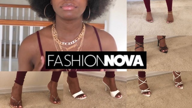 'Fashion Nova Shoes & Accessories Try-On Haul'