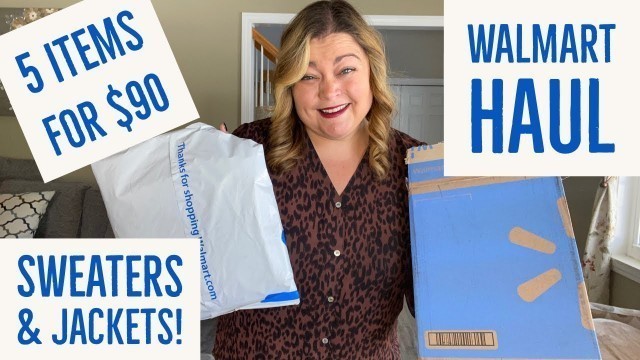 'Walmart Clothing Haul // Sweaters & Jackets! // February 2021'