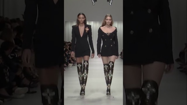 'Gigi Hadid & Binx Walton Walk for Versace'