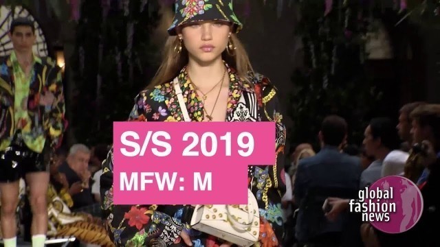 'Versace Spring / Summer 2019 Men\'s Runway Show | Global Fashion News'