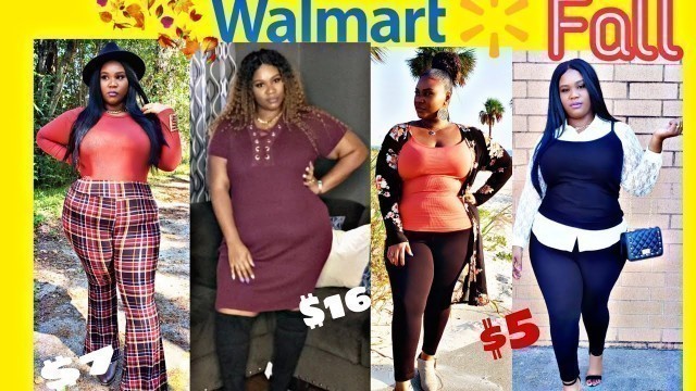 'PLUS SIZE FASHION:  ONE OF MY BIGGEST WALMART FALL TRY ON HAUL |CURVY & PLUS SIZE APPROVED'