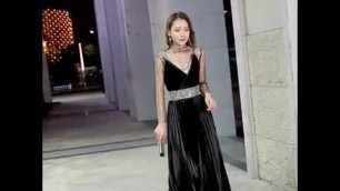 'Modern / Fashion Black See-through Evening Dresses 2019'