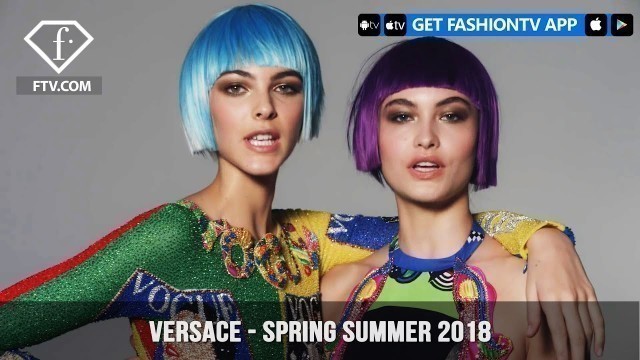 'Versace Presents Spring/Summer 2018 Honoring Gianni Versace | FashionTV | FTV'