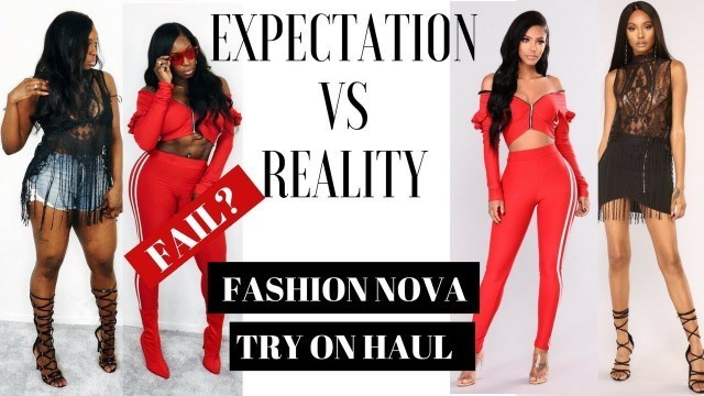 'SLIM THICK Fashion Nova Try on Haul | Tops, Sets, Jeans, Shoes & Bodycon Dress'