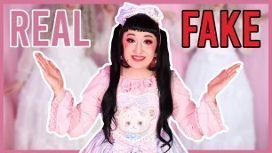 'REPLICA VS REAL LOLITA FASHION (Walmart Redemption Dress)'