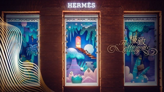 'Window Display | Spring Windows of Hermès Maison in Shanghai 2019'