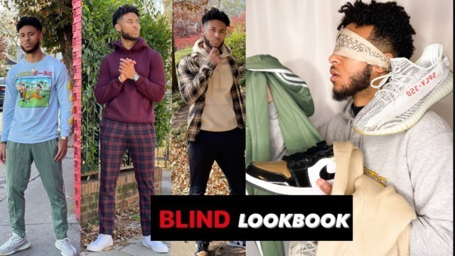 'BLINDLY STYLING CLOTHES IN MY CLOSET TO MATCH W/ SNEAKERS | Mens Streetwear Style LookBook 2021'