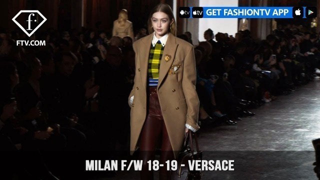 'Versace The Clans of Versace Milan Fashion Week Fall/Winter 2018-19 Collection | FashionTV | FTV'