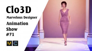 'CLO 3D Runway- Virtual Fashion Show- Clo3D- Marvelous Designer | Clo3D animation (P71) | Fashion 3D'