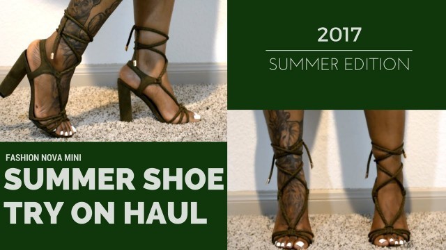 'Mini Shoe Haul Featuring Fashion Nova Heels'