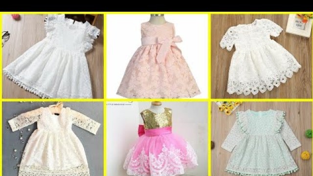 'Baby Girl Lace Frock Designs for Eid and Party Wear || Beautiful Little Girl Lace Dresses #Shorts'