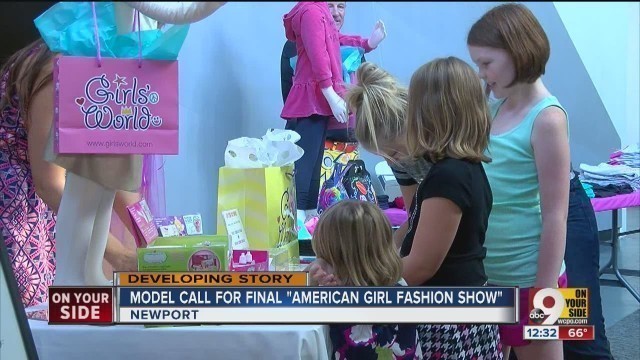 'Model call for final American Girl Fashion Show'