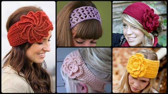 'Very Stylish Crochet Headbands #Earwarmer for Girls.Best DIY Hair accessory'