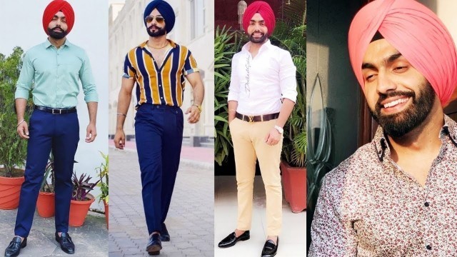 'Matching Shirt With Turban Ideas || Sikh Men\'s Fashion || by Look Stylish'